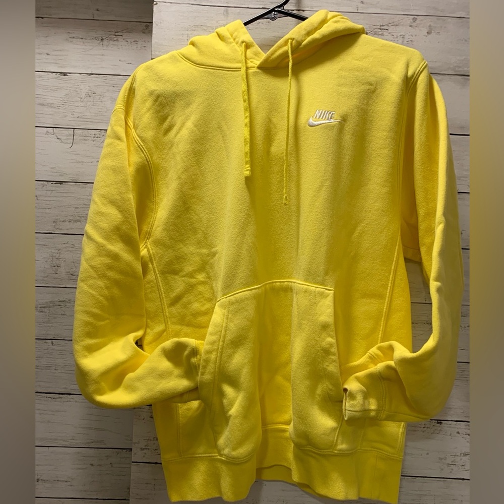 Nike Vibrant Yellow Pullover Hoodie Unisex